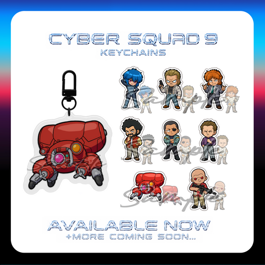 Cyber Squad 9 (Keychains)