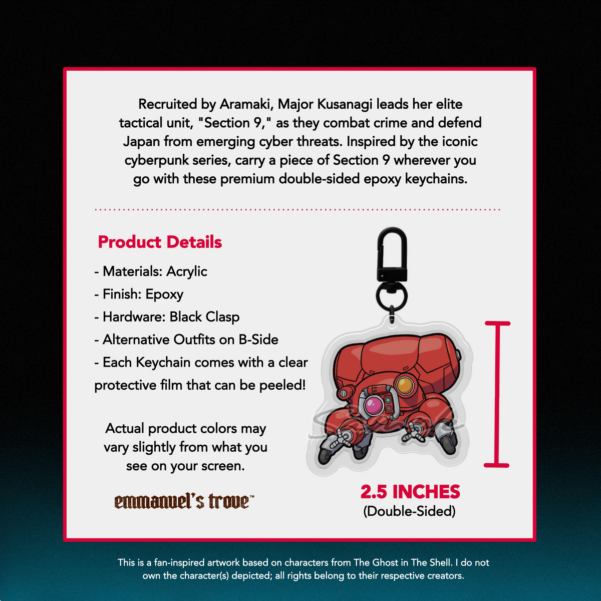 Cyber Squad 9 (Keychains)