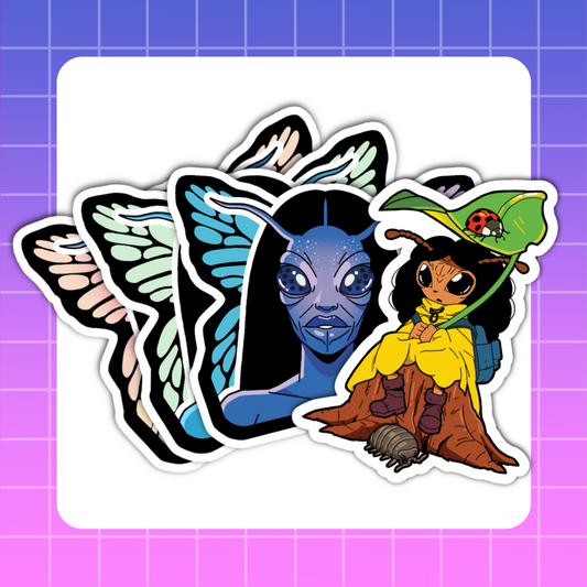 Alien Buggie (Sticker Pack)