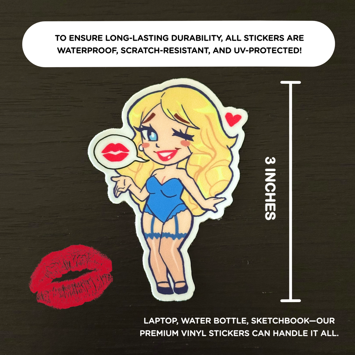 Pint-Sized Pop Girl (Sticker Set)