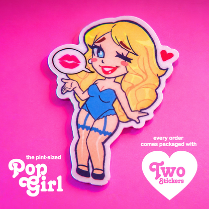 Pint-Sized Pop Girl (Sticker Set)