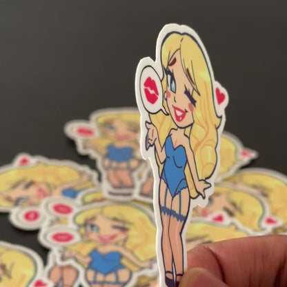 Pint-Sized Pop Girl (Sticker Set)